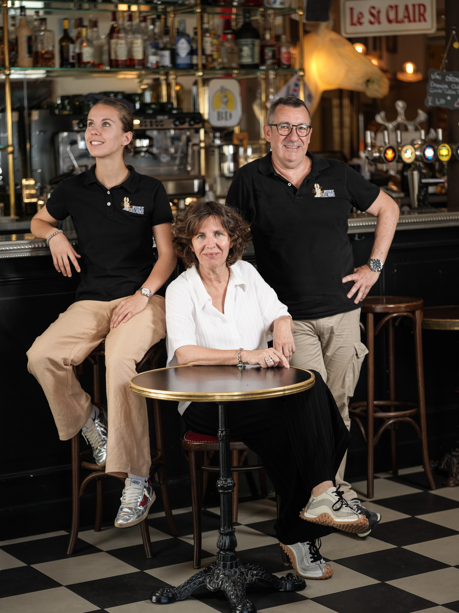 Patrice Ripoche et Yamina Alliot, propriétaires du Bistrot Delorme